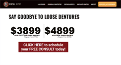 Desktop Screenshot of dentaldepot.net